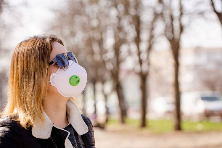 مؤثرترین ماسک‌ها در هوای آلوده ماسک‌های N95 هستند. 